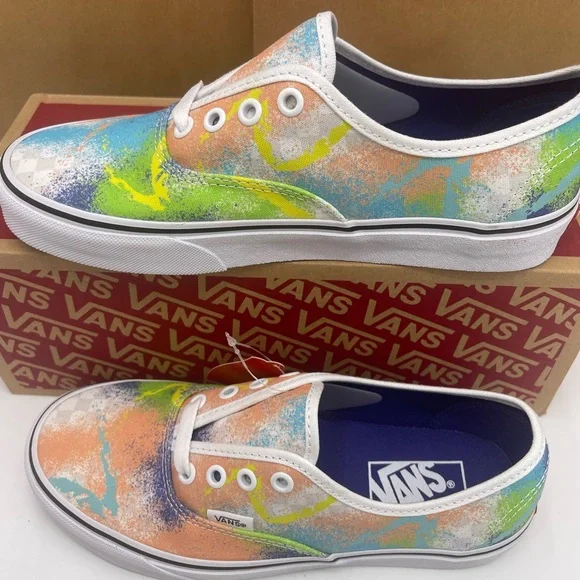 Vans Men’s Authentic(Retro Mart) Multi/True White Sneakers VN0A348A40L